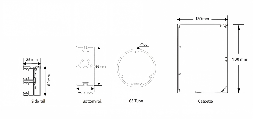 wr130-180 profile size